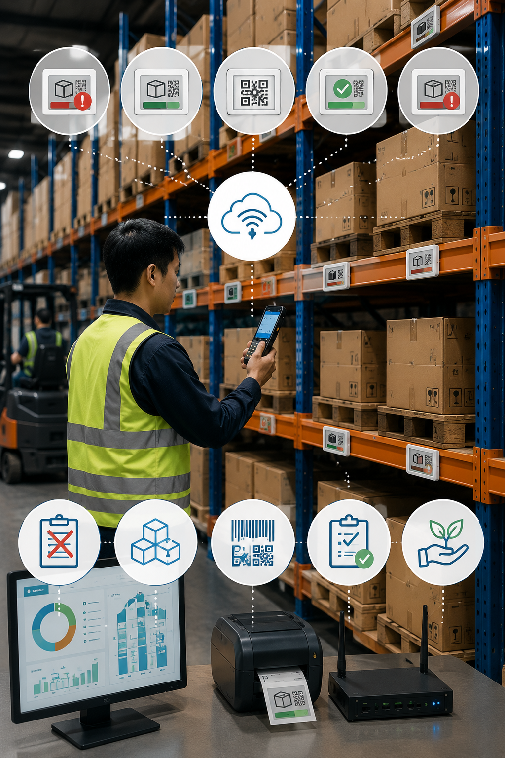 Electronic Shelf Labels for Warehouse