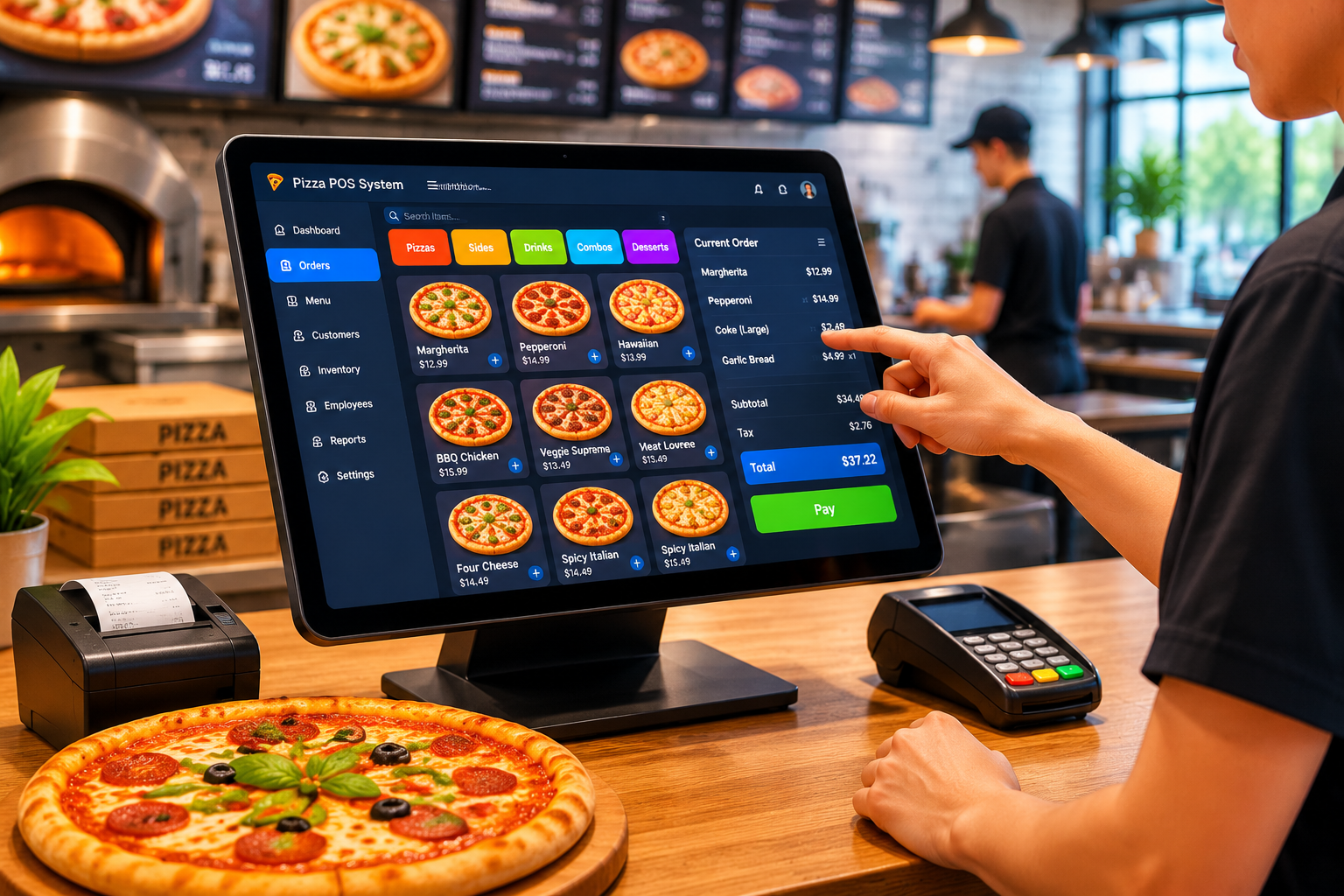 Android POS in restaurant environment