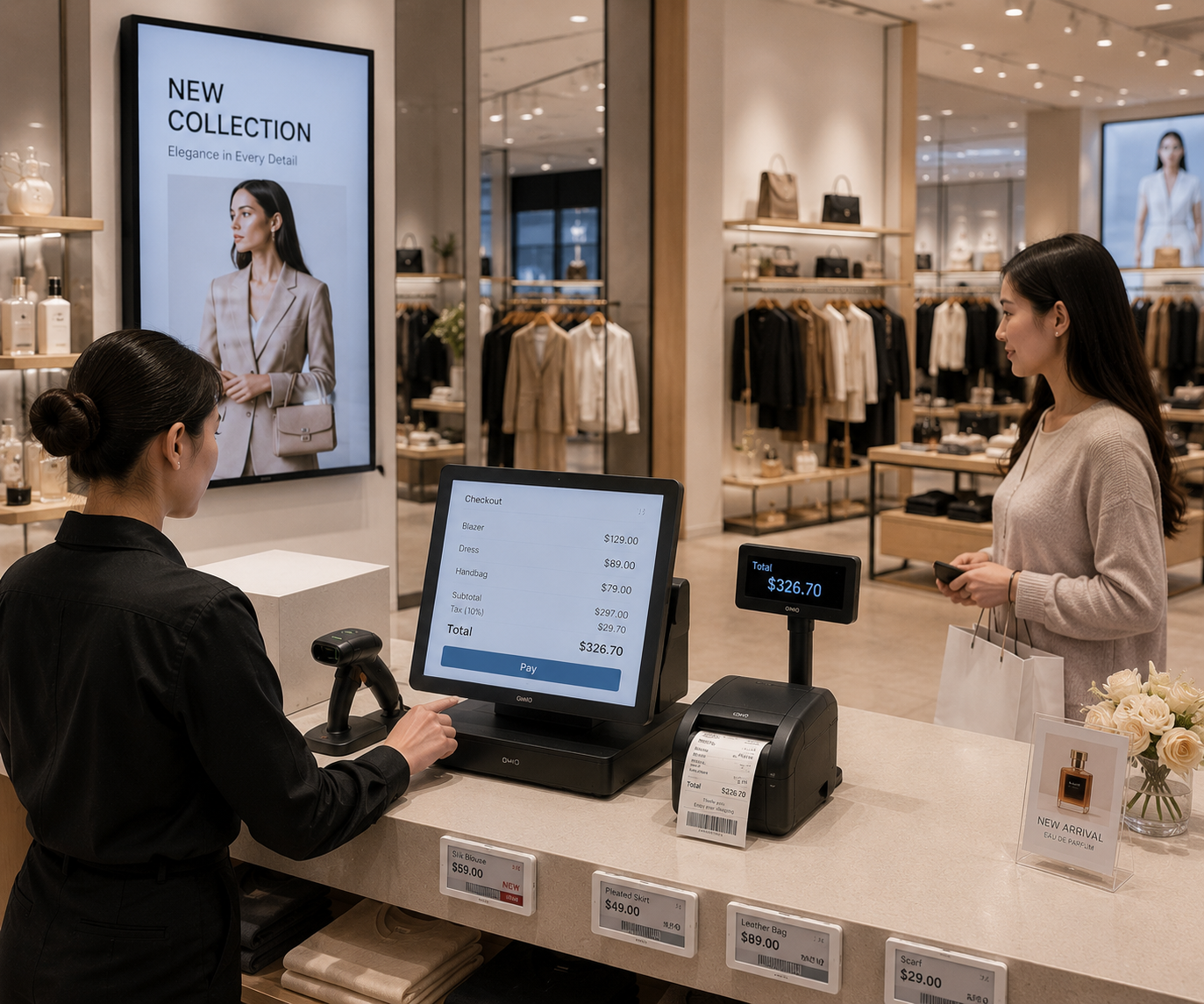 Android POS in boutique retail