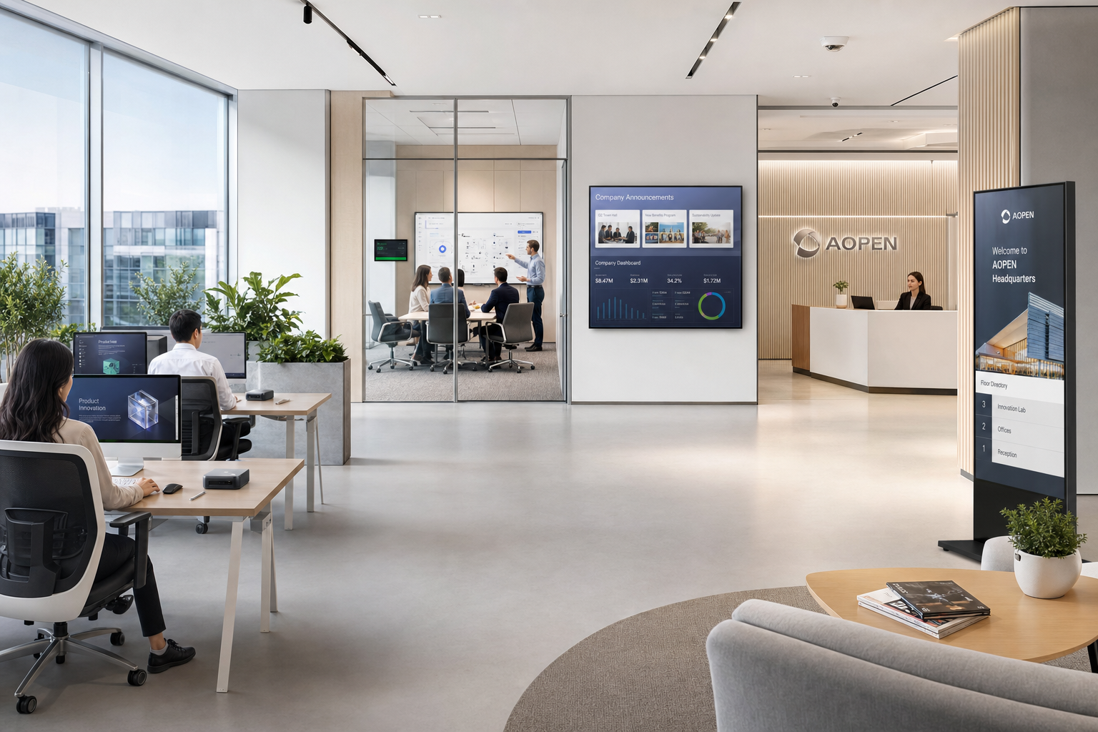Smart Office Solution background