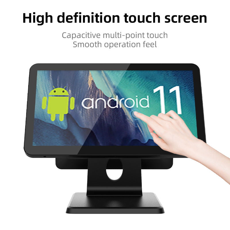 SN-A10 15.6 inch Android POS System — Synchronized Dual Displays