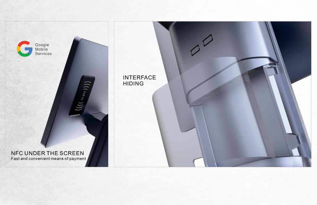 SN-P10 Intelligent POS System Hidden interface