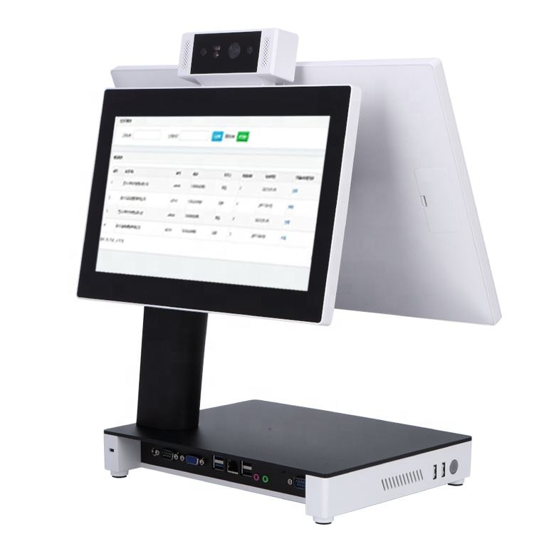 SN-C30 Touch Screen POS System with second display back view