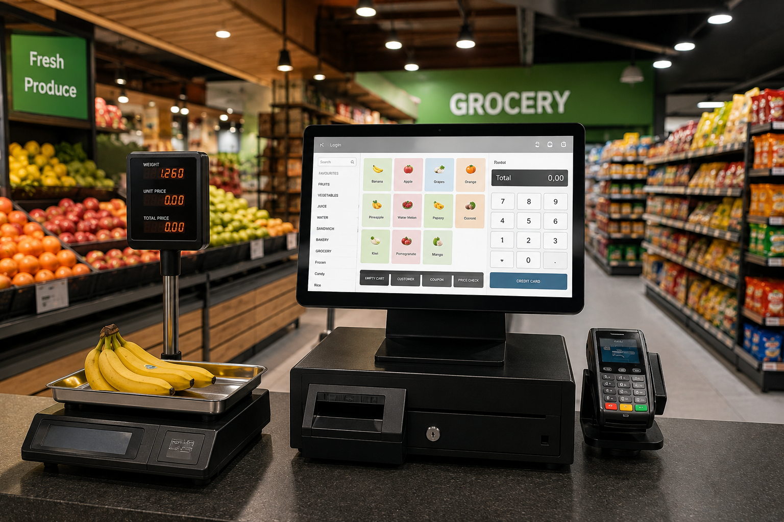 Traditional POS Terminal