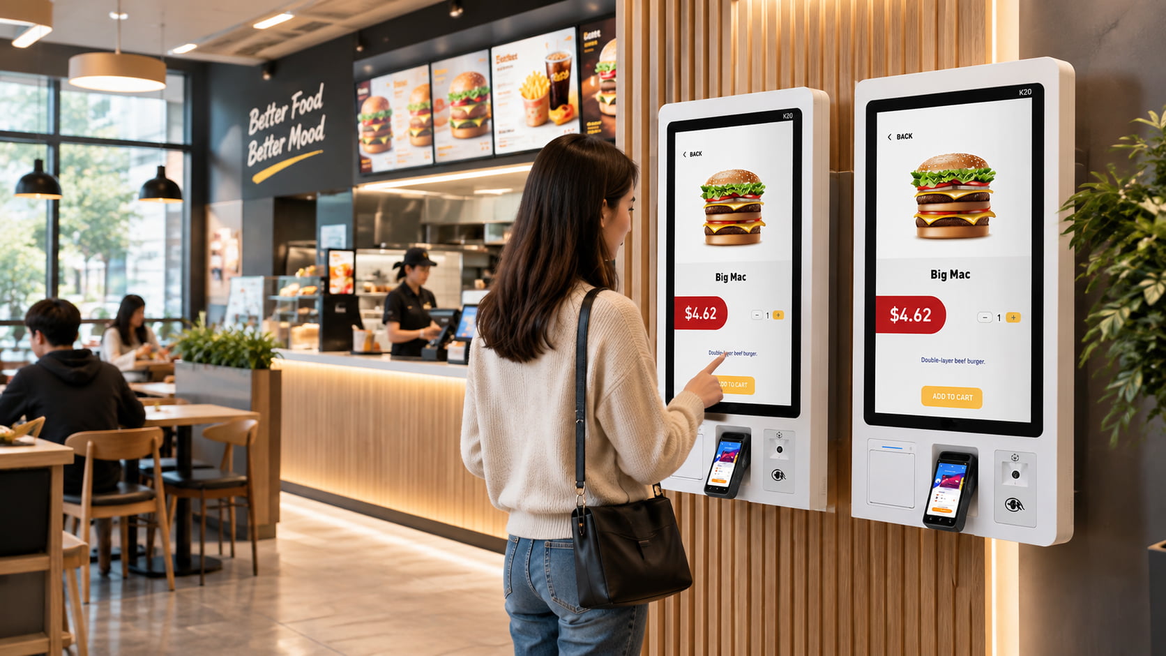 Industrial grade self-service kiosk machines