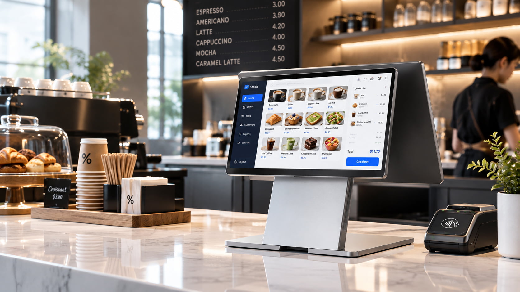 Industrial grade all-in-one POS terminals