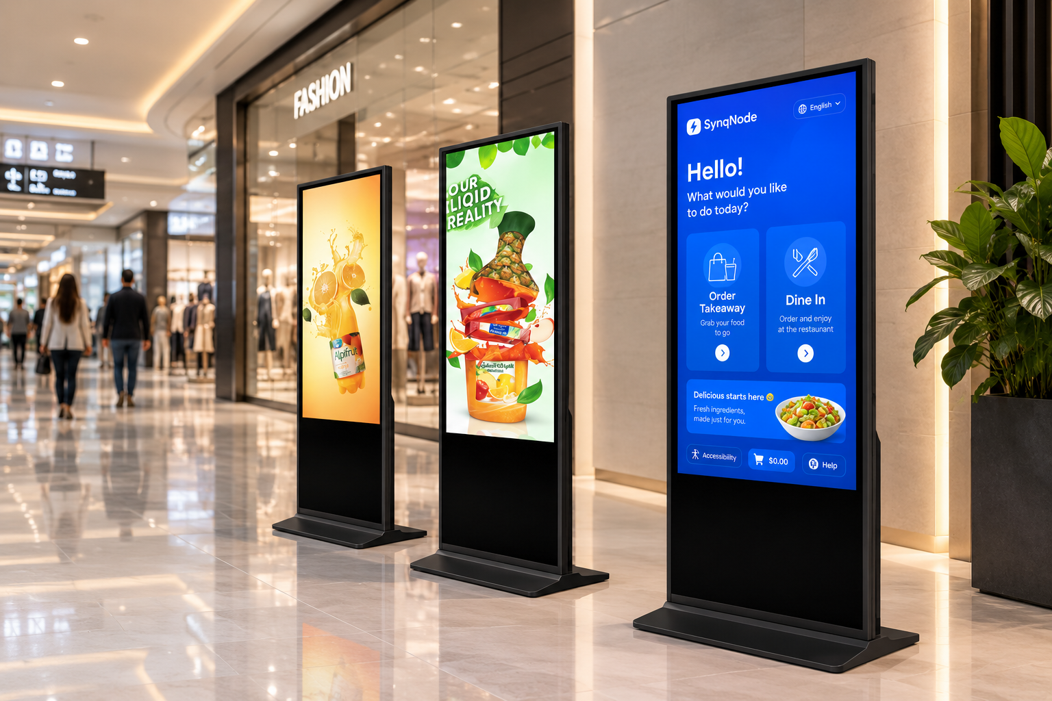 Freestanding Lobby Kiosk