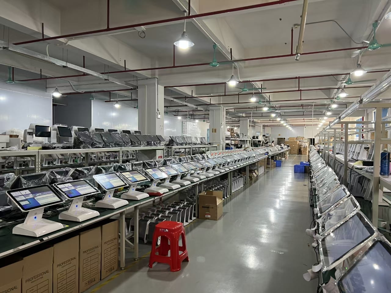 High precision PCBA and IoT retail hardware are manufactured in our facility.